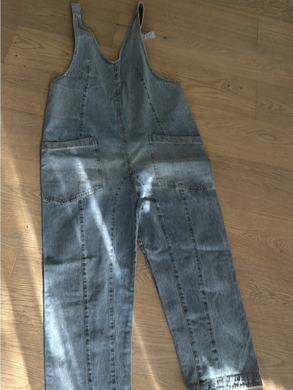 BiBi Gray Denim Overalls